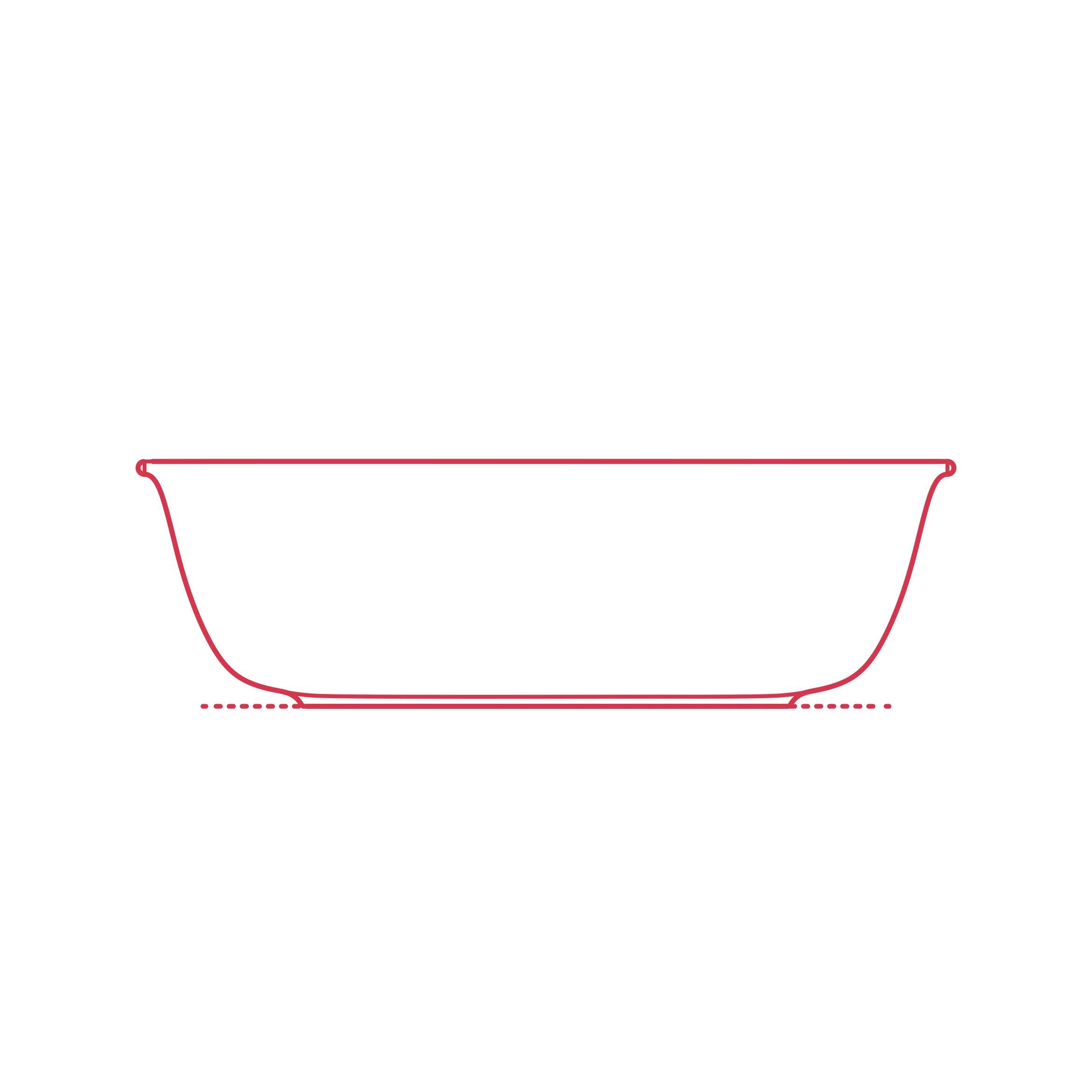Objects Serving Bowls Ikea Upplaga Serving Bowl Contour Svg Vector Free Vectors